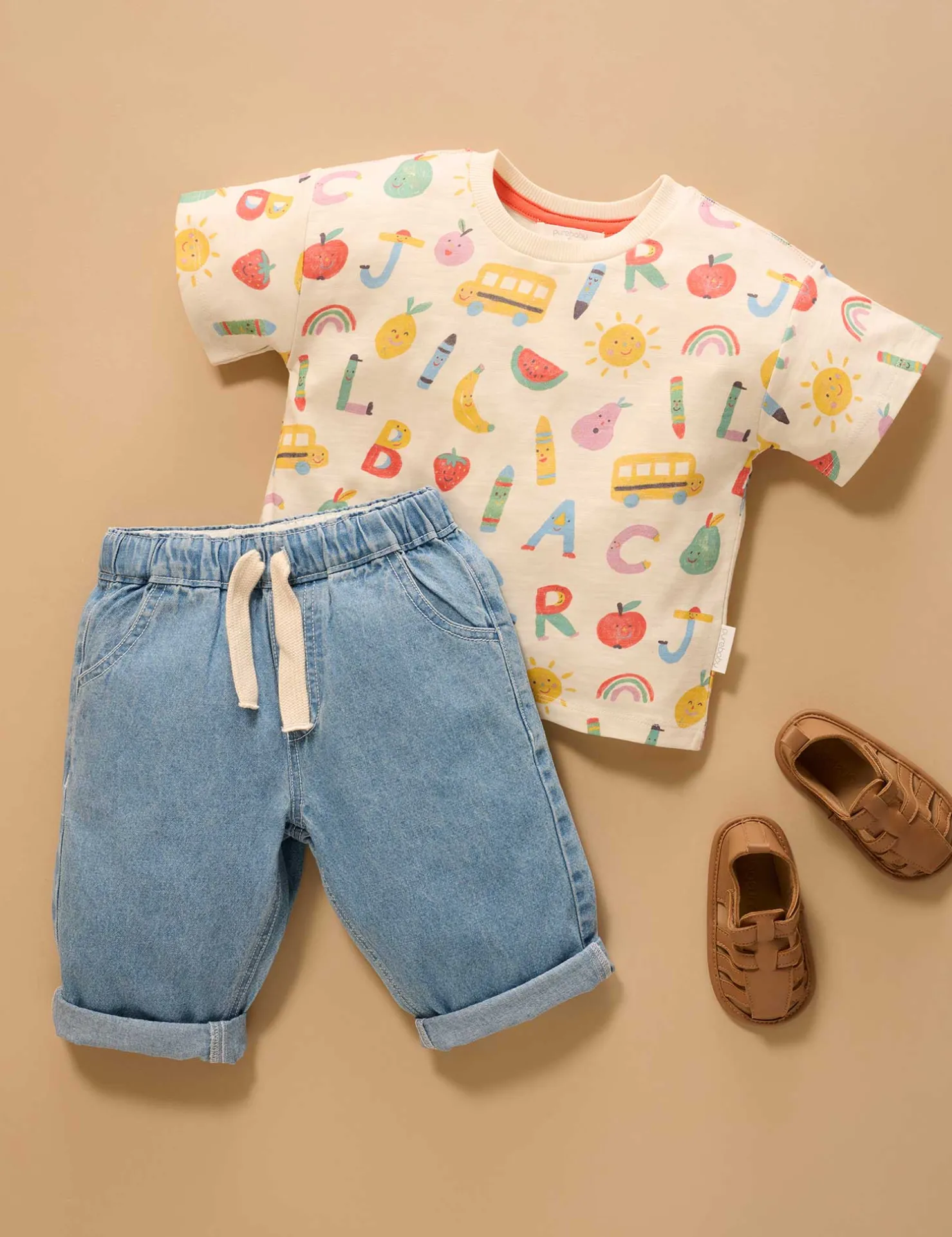 Alphabet Relaxed Tee