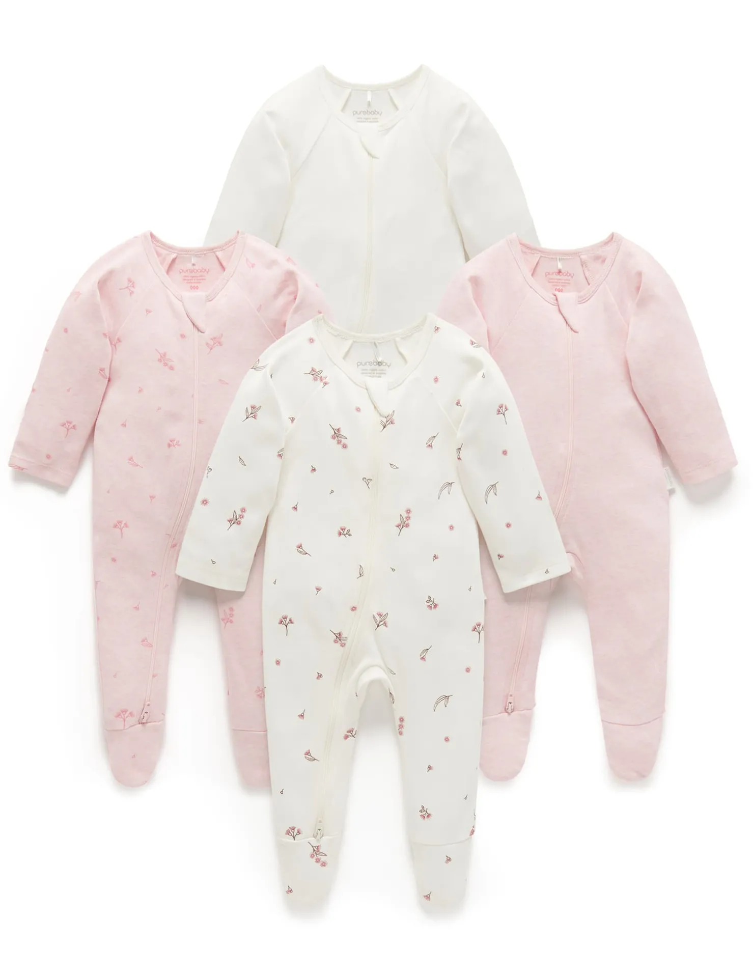 Blossom 4 Pack Zip Growsuit