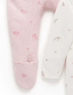 Blossom 2 Pack Zip Growsuit