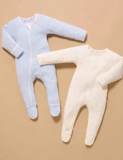 Blue Bear 2 Pack Zip Growsuit