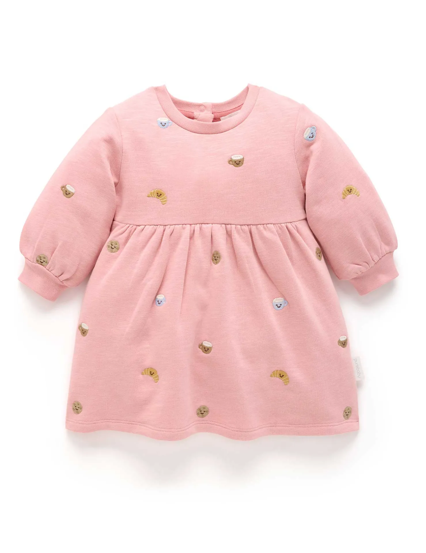 Brunch Embroidered Fleece Dress