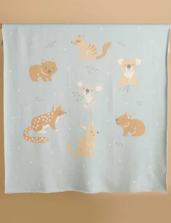 Bush Babies Jacquard Blanket
