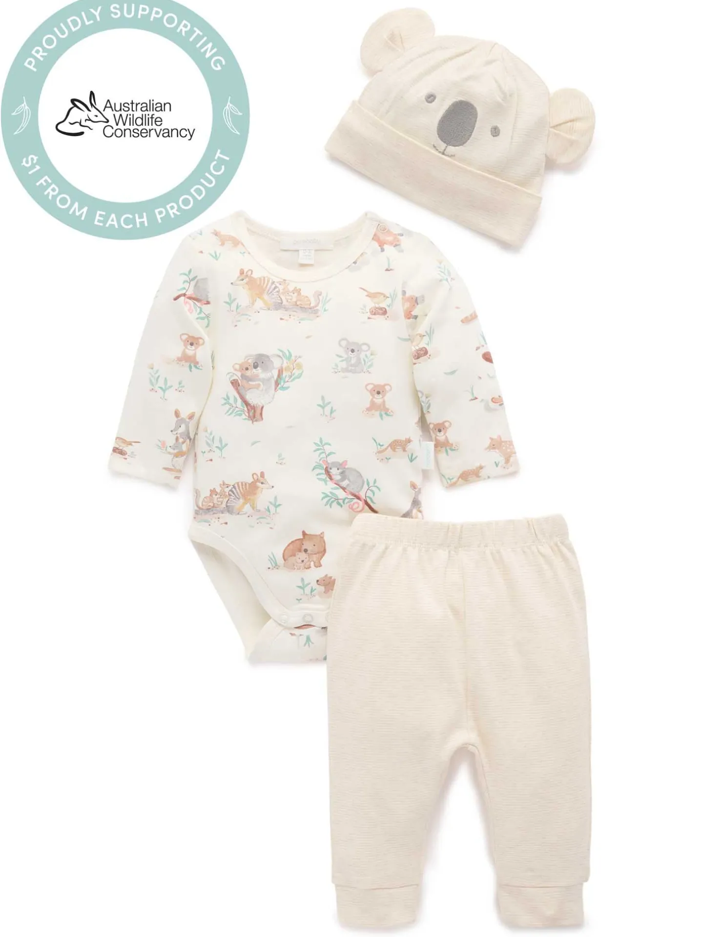 Bush Babies 3 Piece Set
