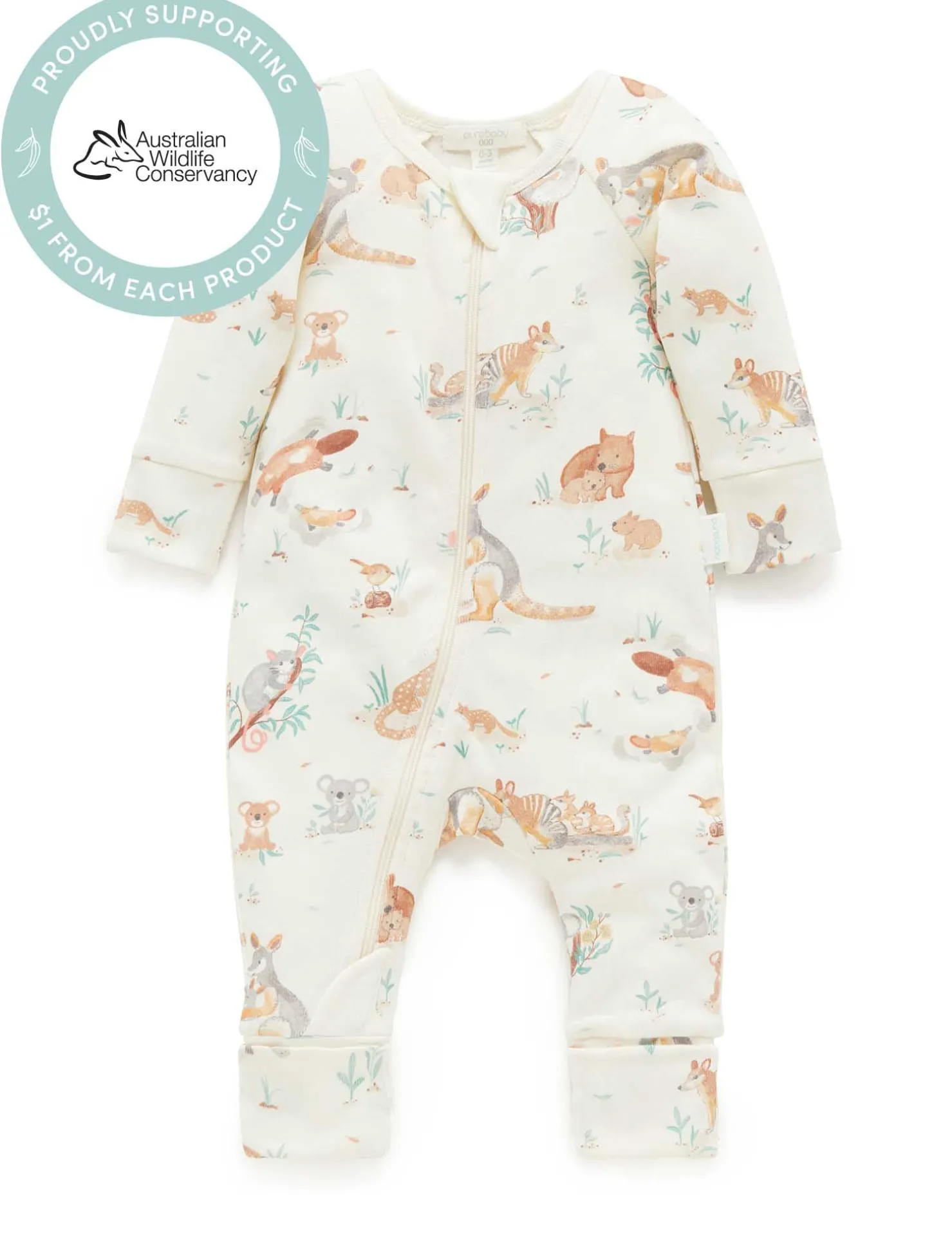 Bush Babies Zip Growsuit