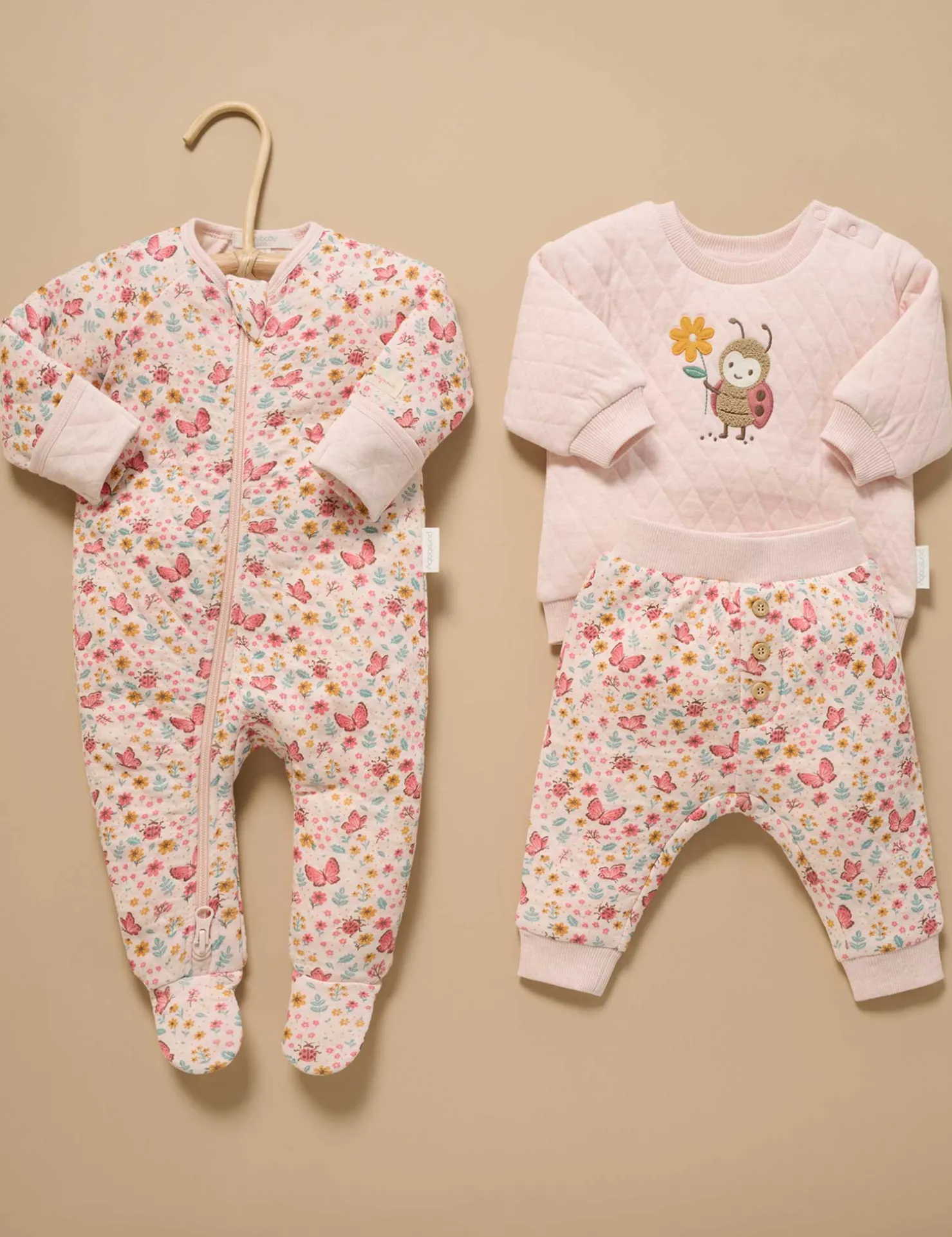 Butterfly Quilted Track Set