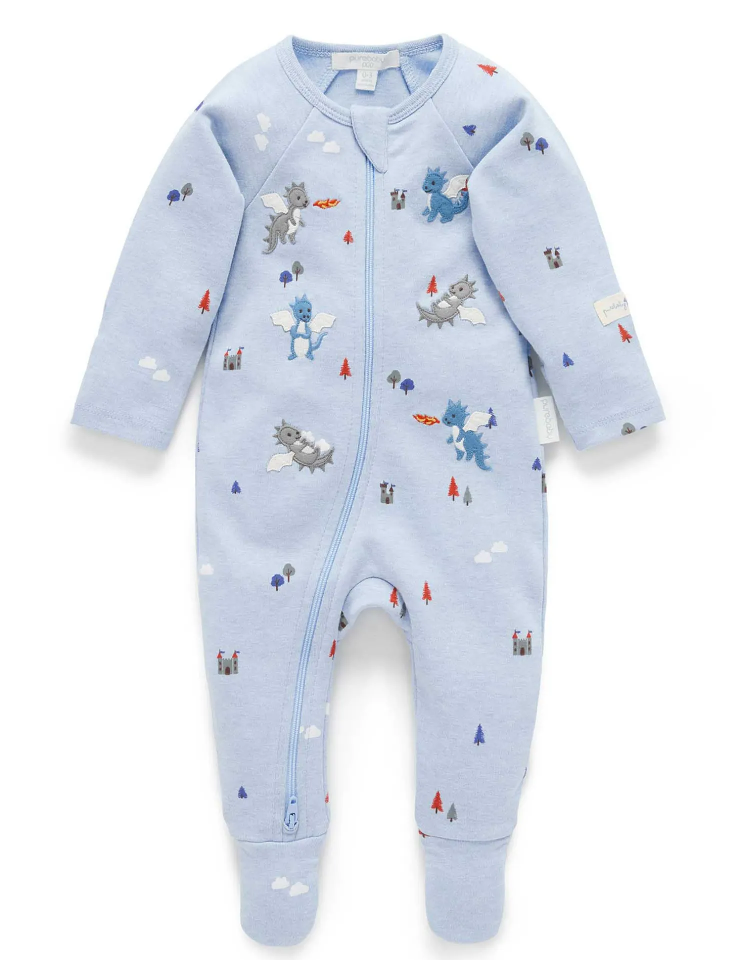 Castle Thick Zip Growsuit