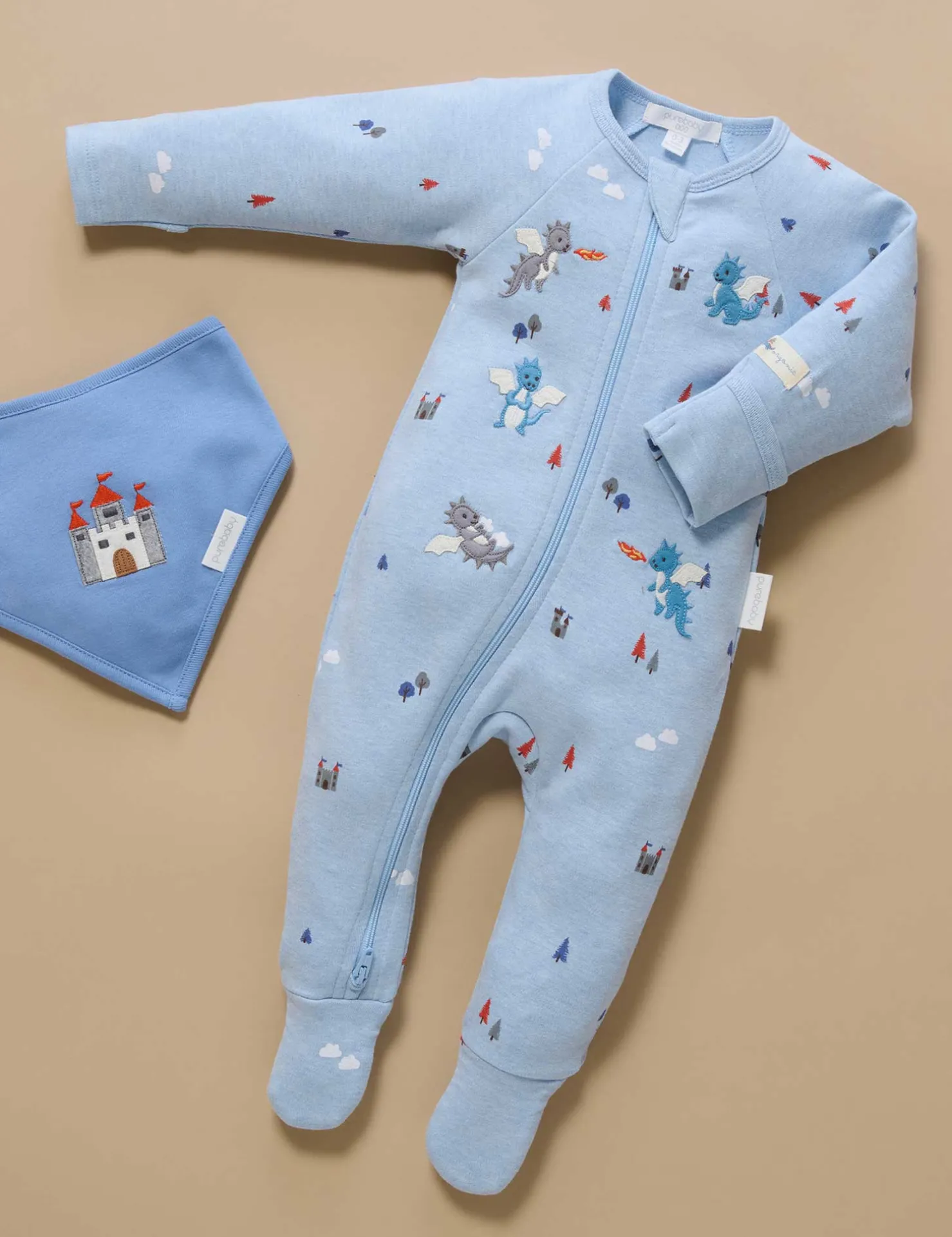 Castle Thick Zip Growsuit