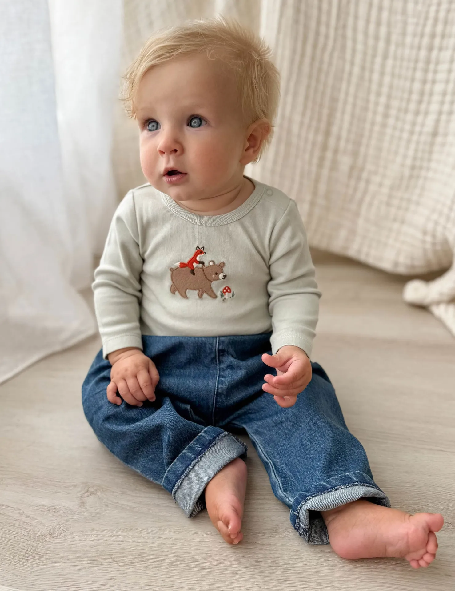 Chambray Pants