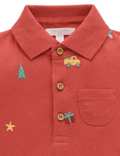 Christmas Polo Growsuit