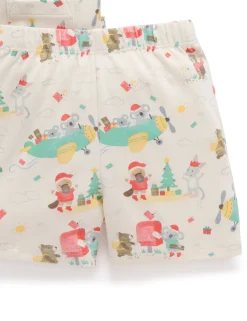 Christmas Wishes Button Up PJ Set
