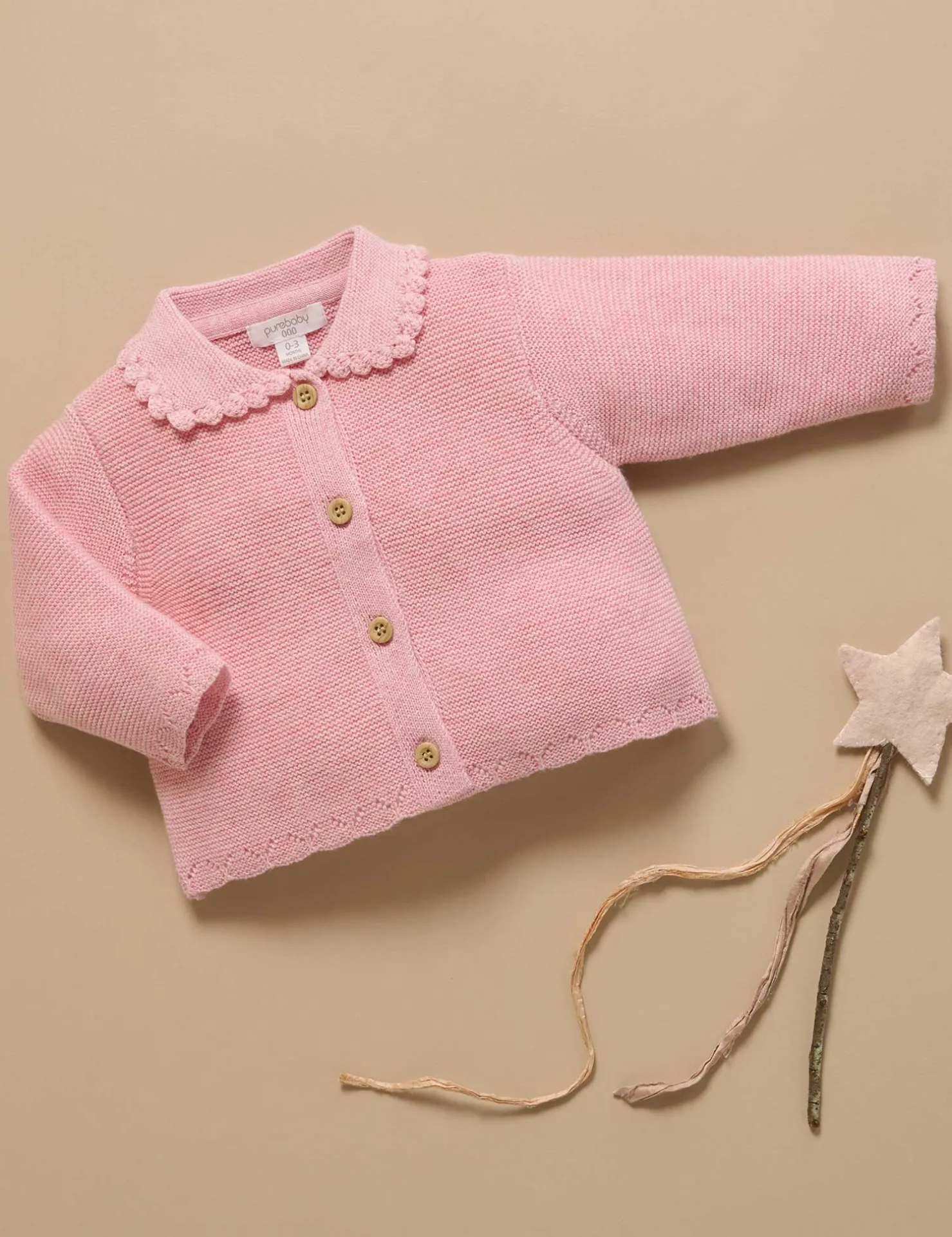 Crochet Collar Cardigan