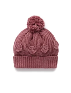 Crochet Flower Beanie