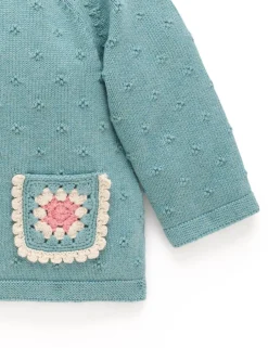 Crochet Pocket Cardigan