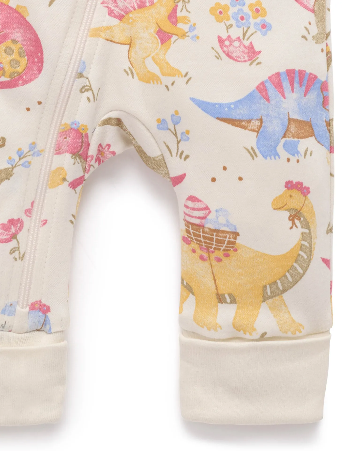 Dino Gather Easter Pyjama Growsuit