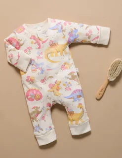 Dino Gather Easter Pyjama Growsuit