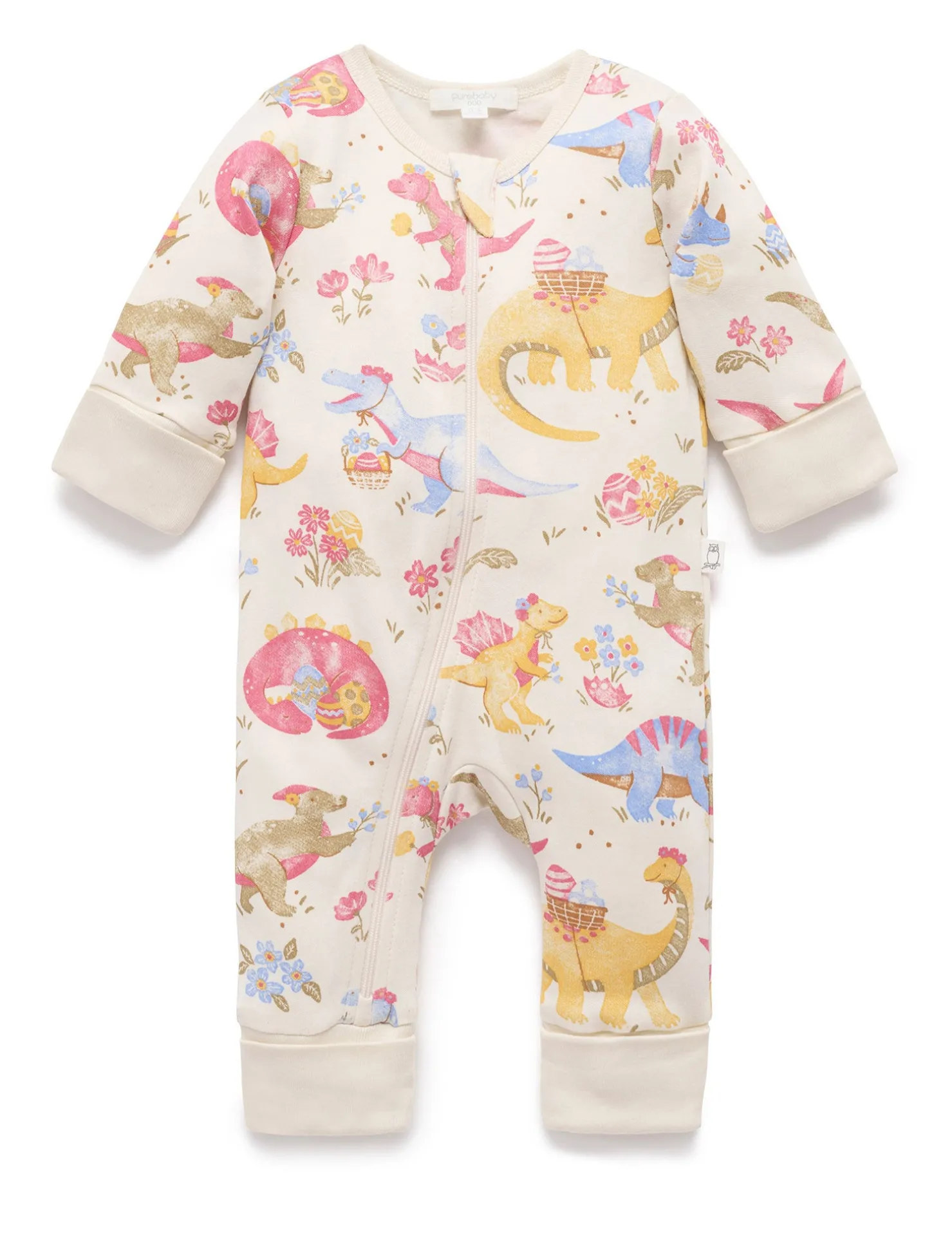 Dino Gather Easter Pyjama Growsuit
