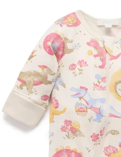 Dino Gather Easter Pyjama Growsuit