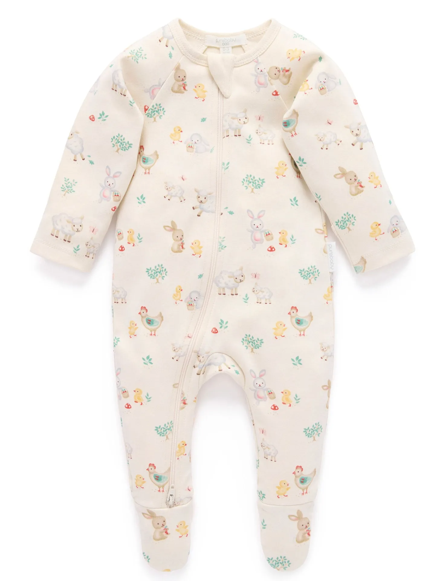 Easter Cheer Thick Zip Growsuit