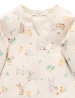 Easter Cheer Thick Zip Growsuit