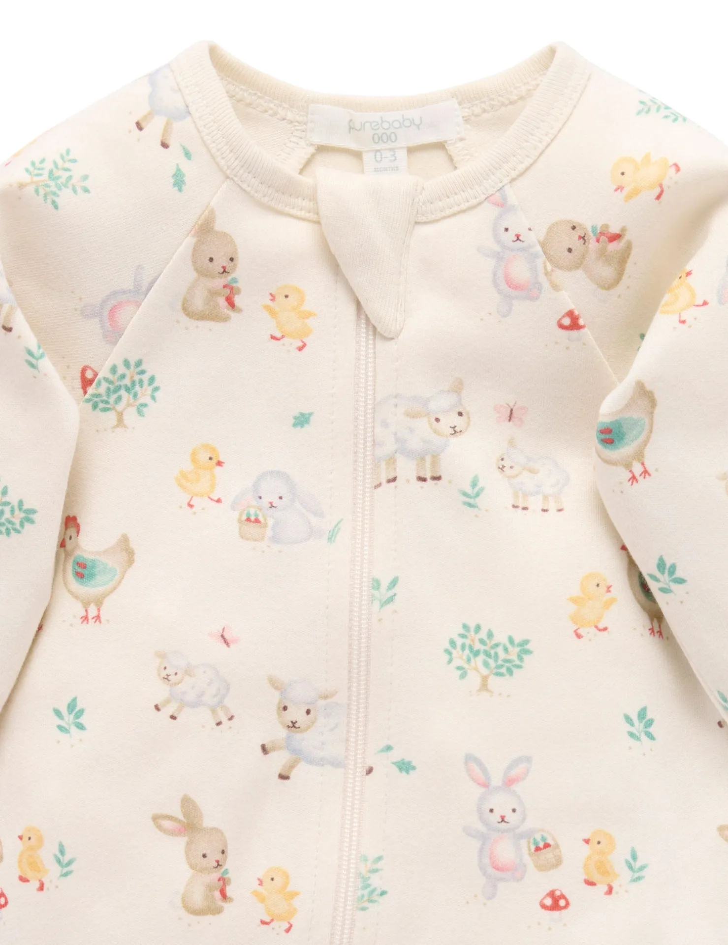 Easter Cheer Thick Zip Growsuit