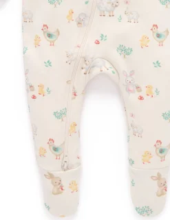 Easter Cheer Thick Zip Growsuit
