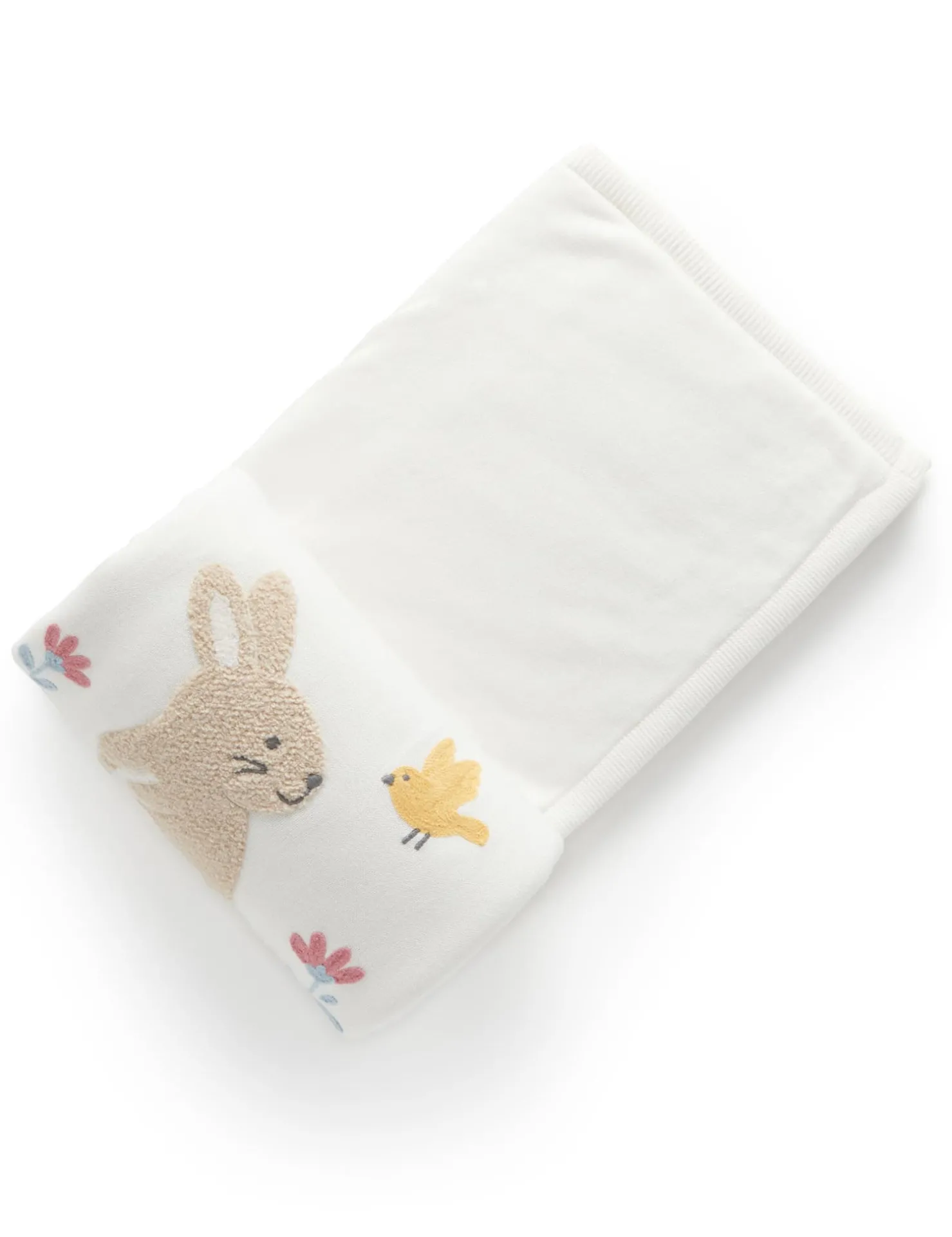 Embroidered Lined Blanket