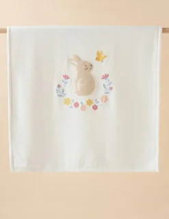 Embroidered Lined Blanket