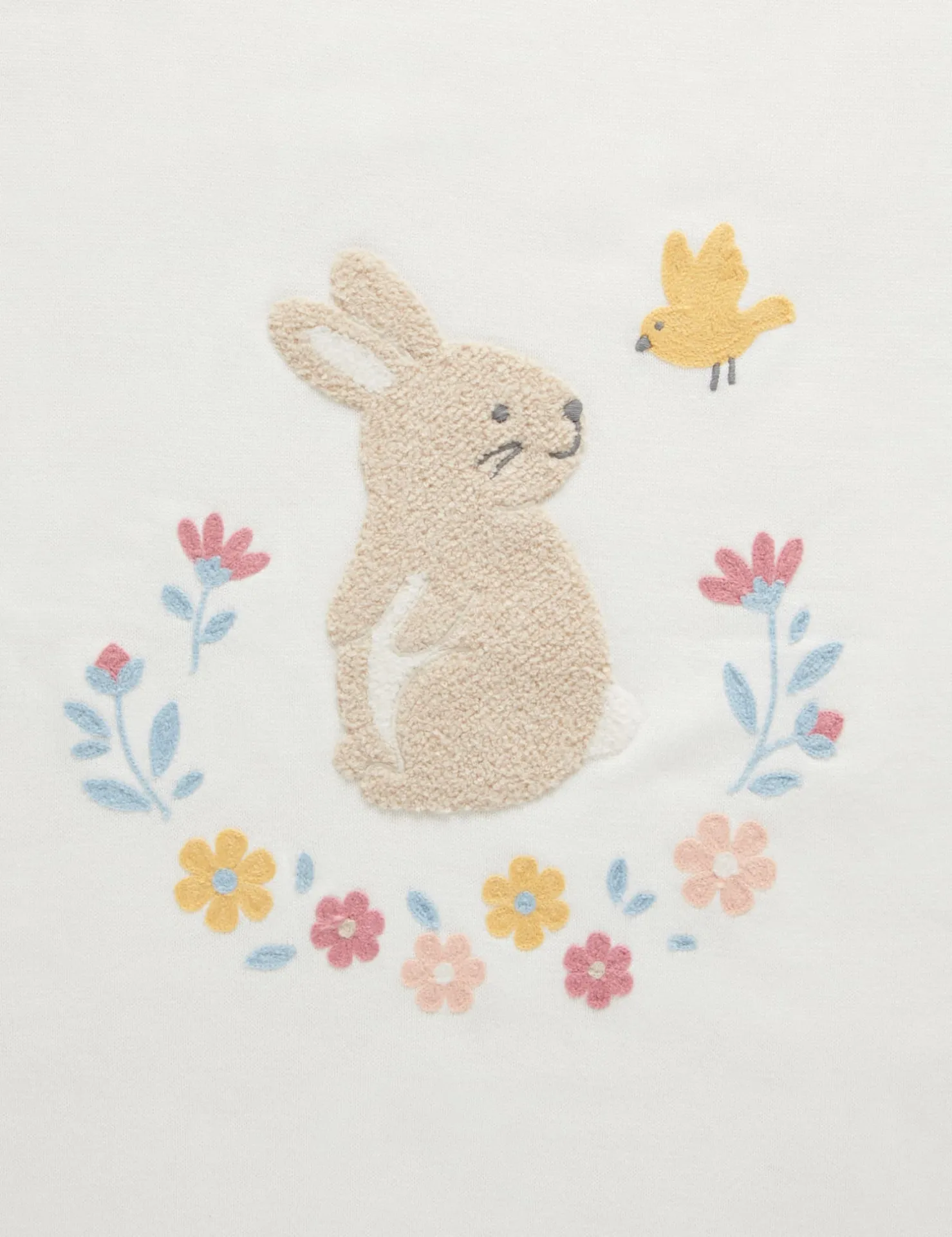 Embroidered Lined Blanket