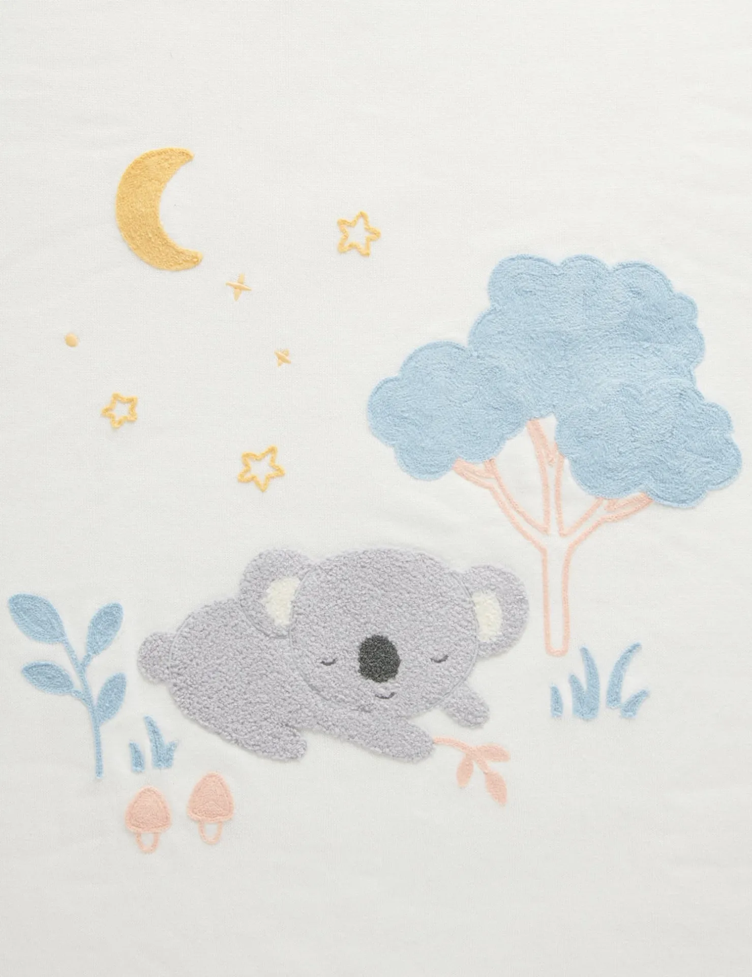 Embroidered Lined Blanket