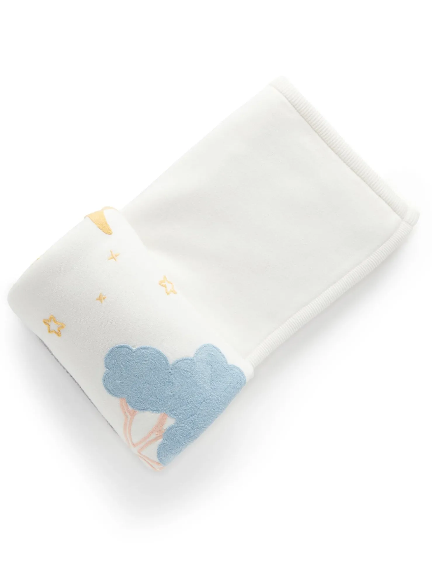 Embroidered Lined Blanket