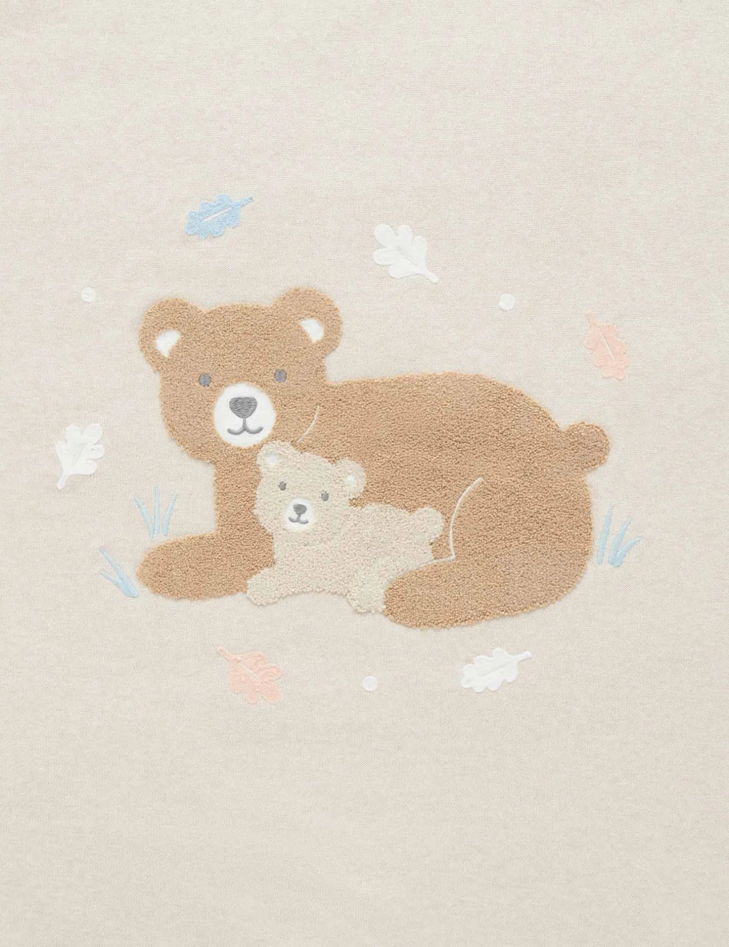 Embroidered Lined Blanket