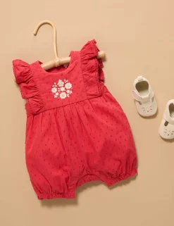 Festive Embroidered Romper