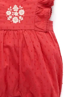 Festive Embroidered Romper
