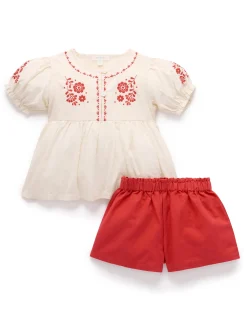 Festive Embroidered Set