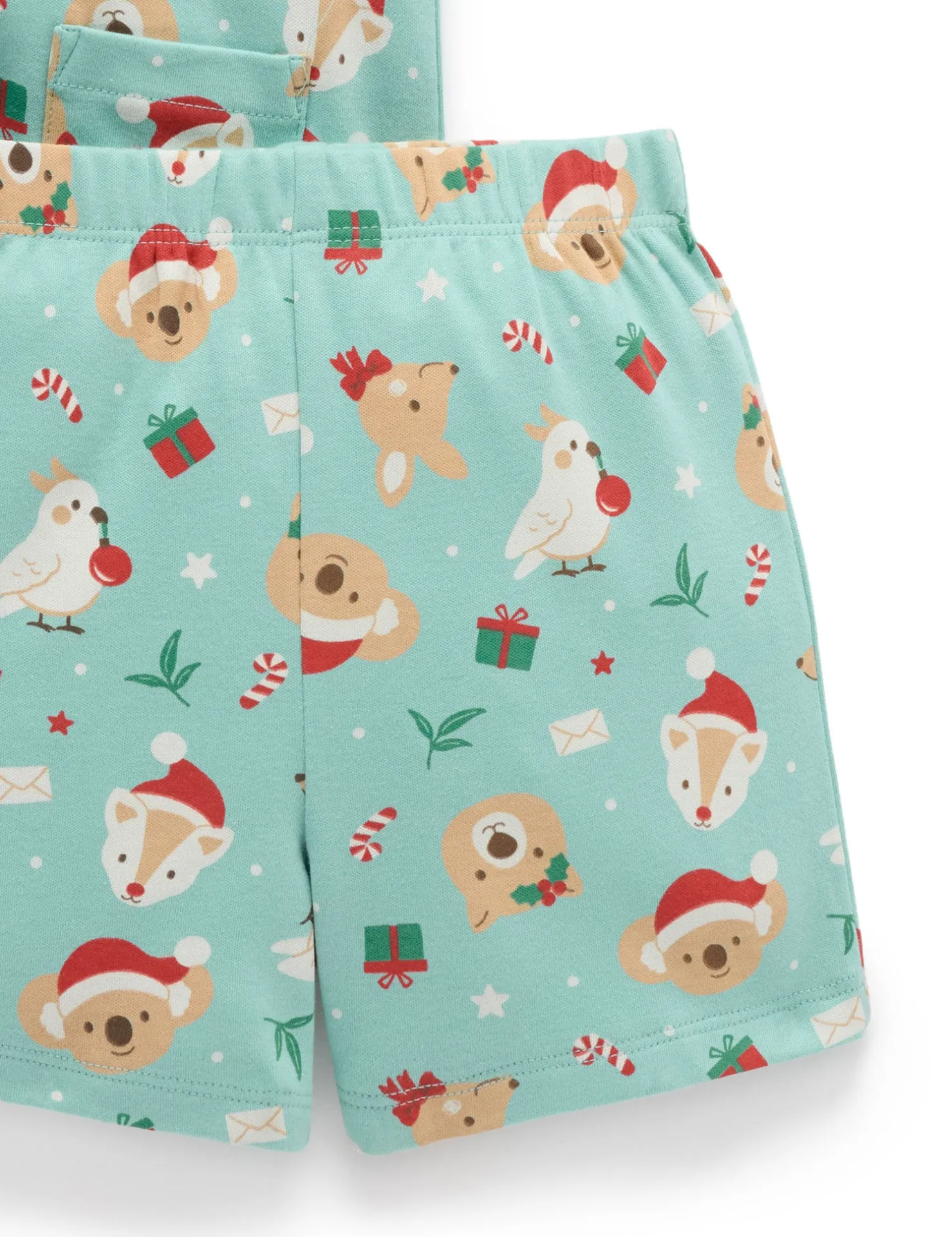 Festive Friends Button Up PJ Set