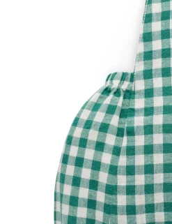 Festive Gingham Overalls
