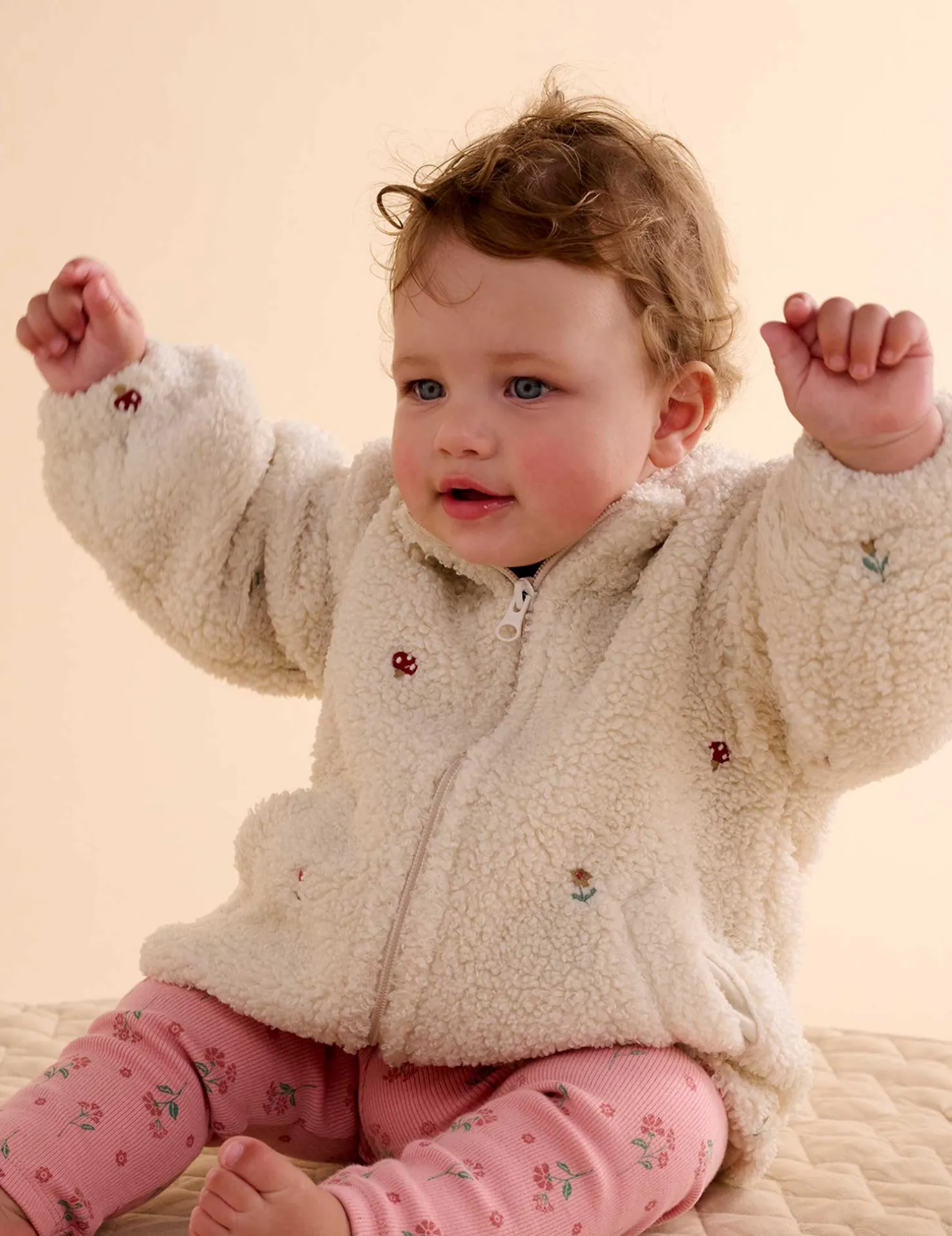 Fluffy Embroidered Jacket