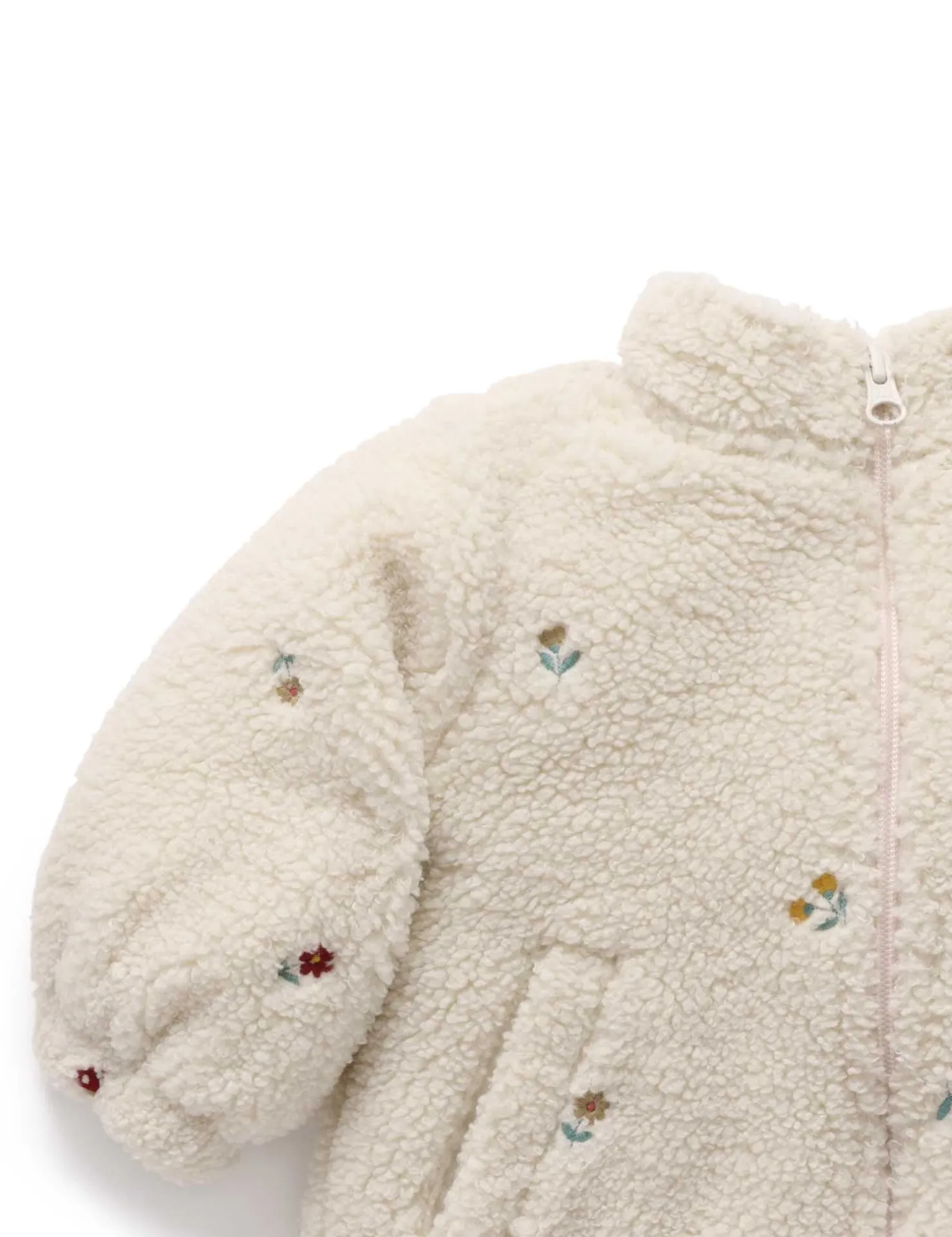 Fluffy Embroidered Jacket