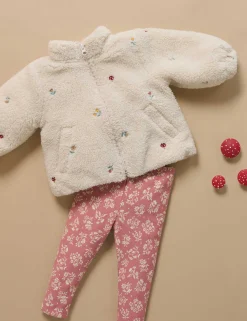 Fluffy Embroidered Jacket
