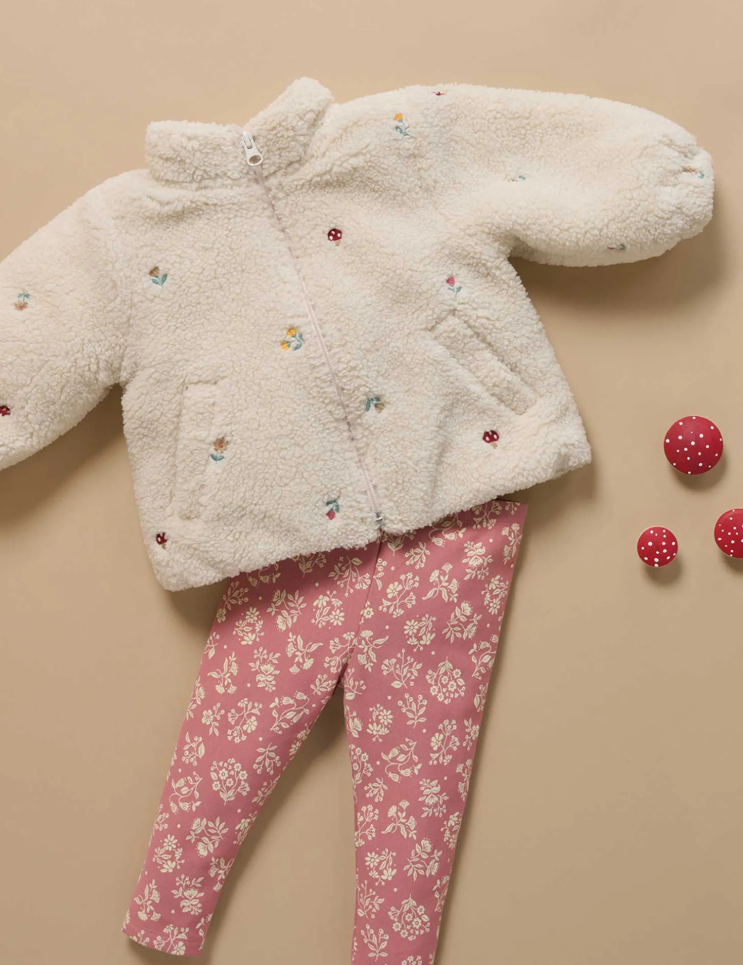 Fluffy Embroidered Jacket