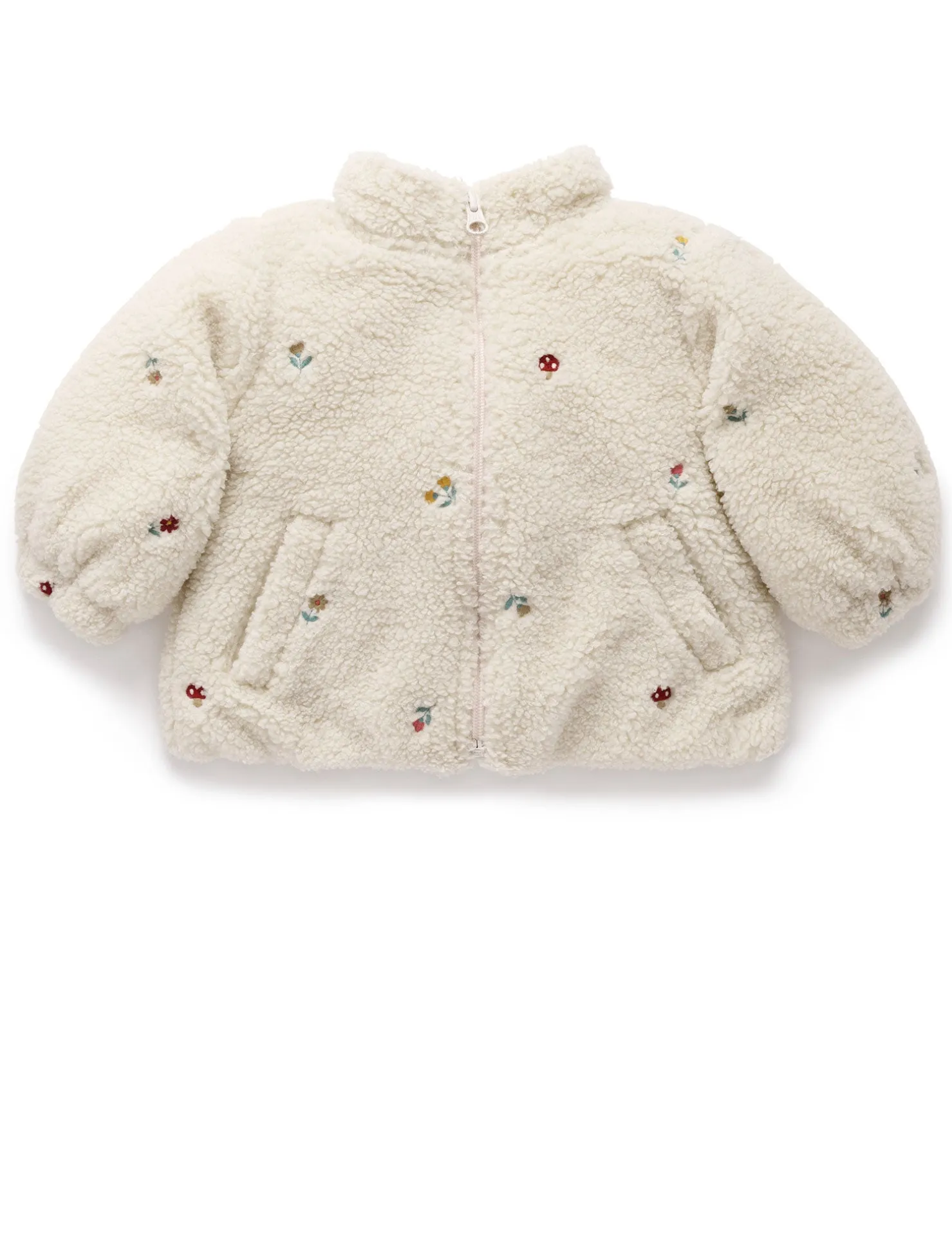Fluffy Embroidered Jacket
