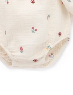 Forest Embroidered Bodysuit