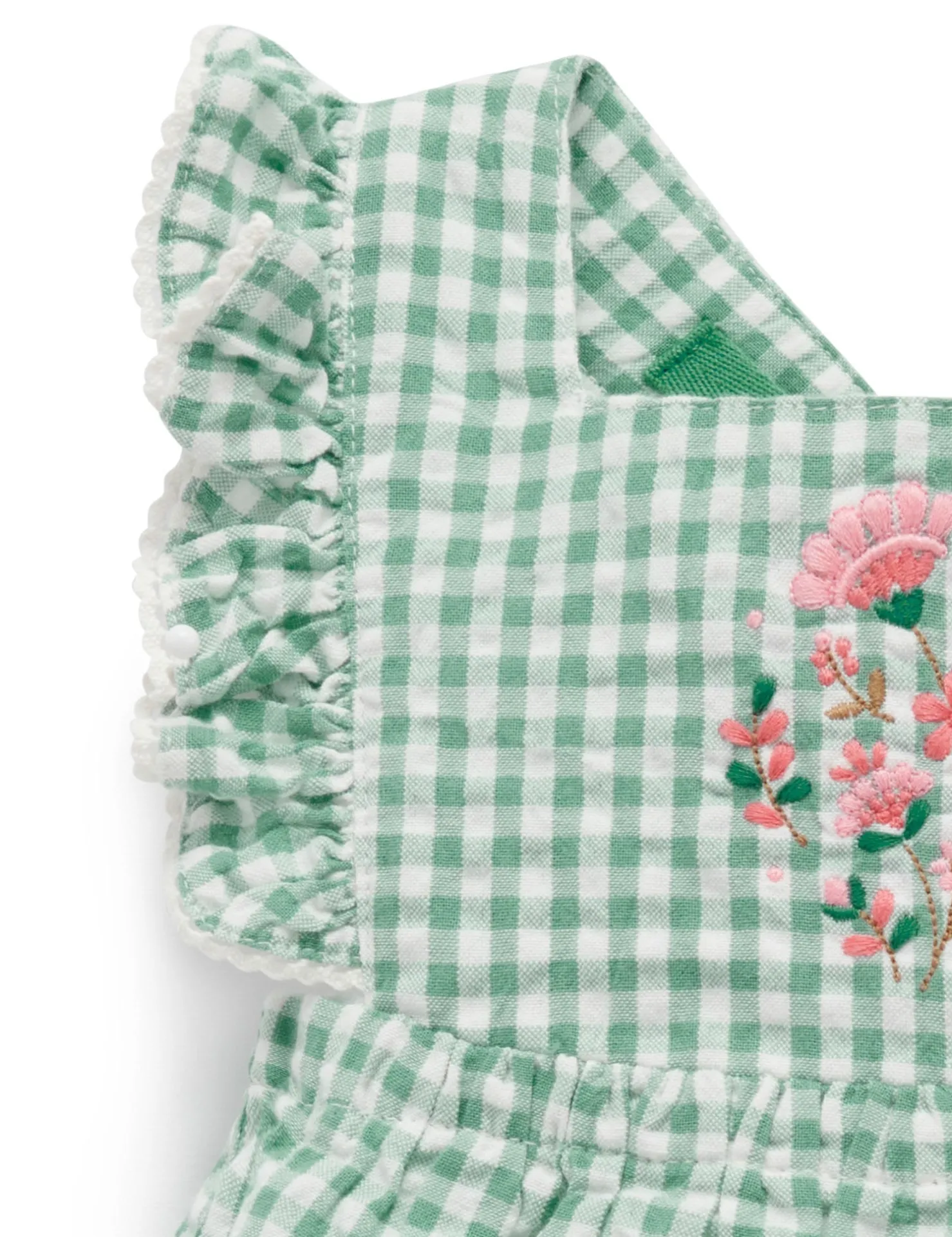 Frida Gingham Romper
