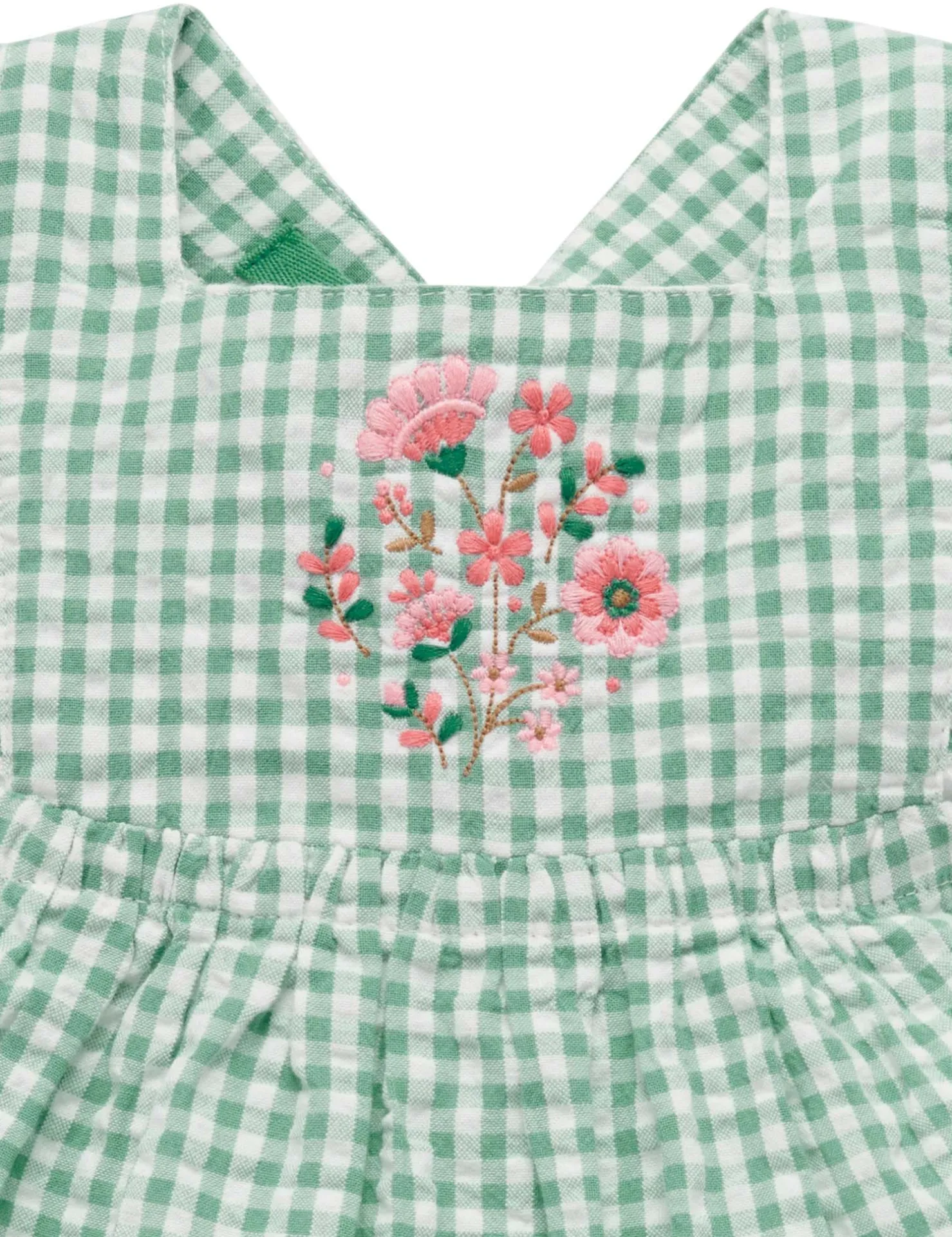 Frida Gingham Romper