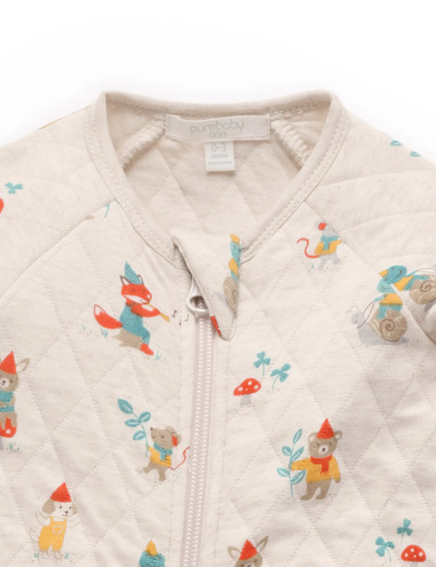 Gnome Quilted Growsuit
