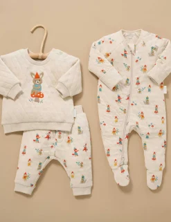 Gnome Quilted Growsuit
