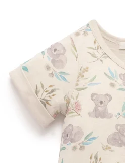 Koala Gum Leaf Short Growsuit