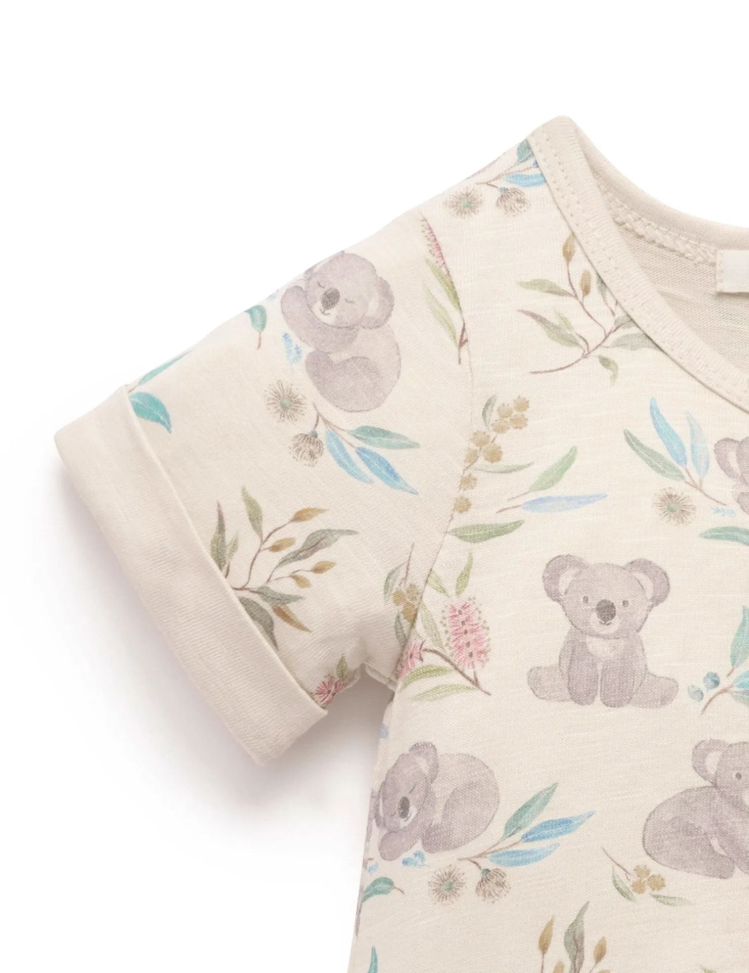 Koala Gum Leaf Short Growsuit