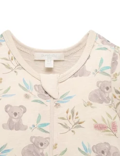 Koala Gum Leaf Short Growsuit
