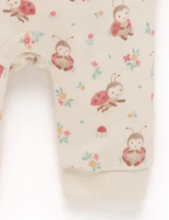 Ladybird Fleece Track Growsuit